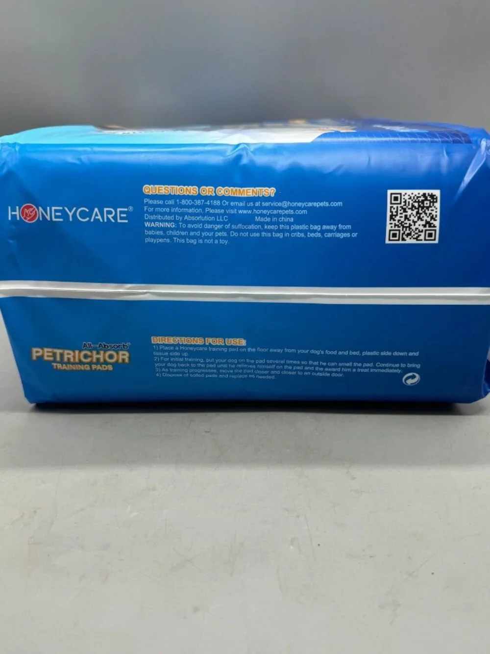 Honeycare All-Absorb Petrichor Training Pads 100 Ct 22